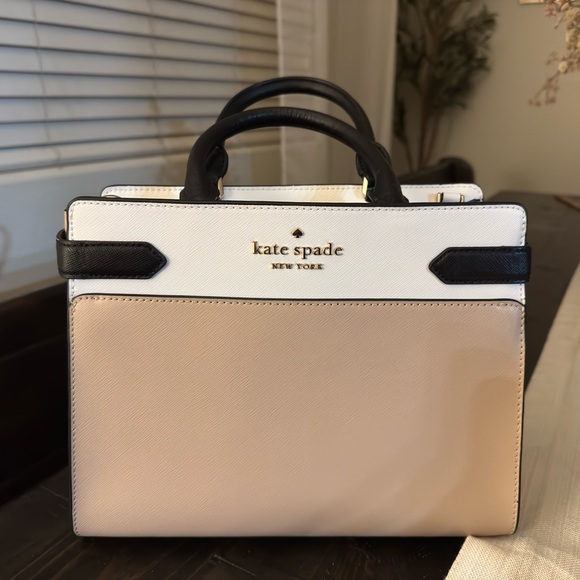 Kate Spade Black and White Satchel - Picture 2 of 4